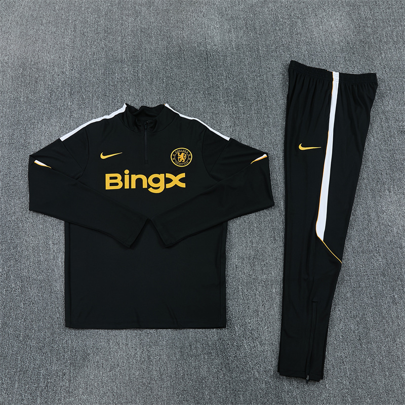 26/27 Chelsea Black Tracksuits