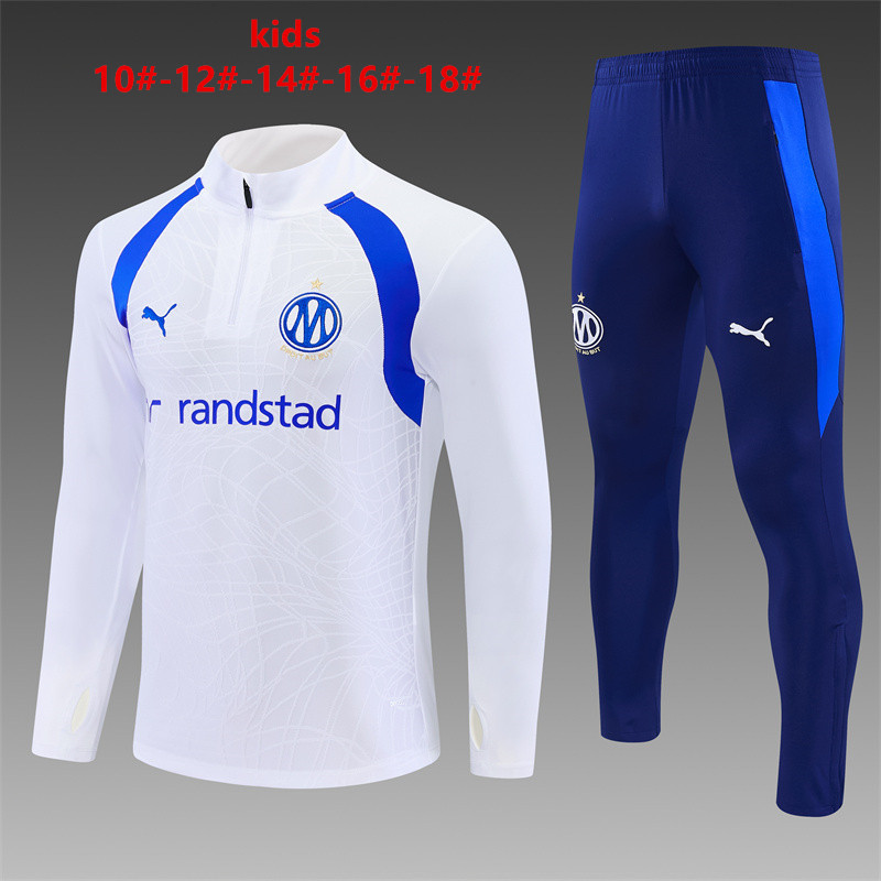 26/27 Marseille White Tracksuits