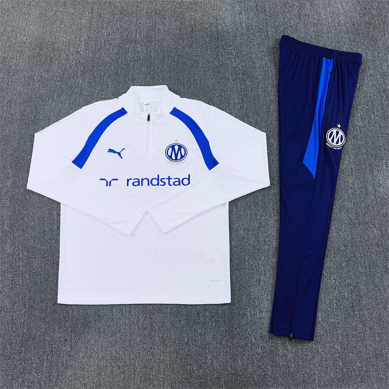 26/27 Marseille White Tracksuits