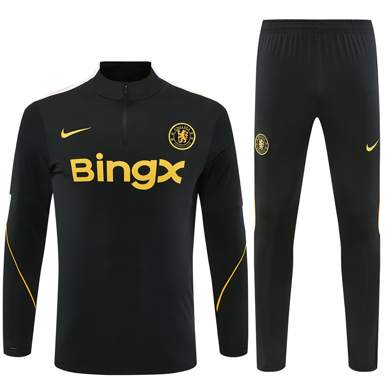 26/27 Chelsea Black Tracksuits