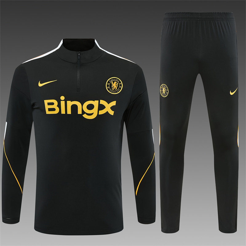 26/27 Chelsea Black Tracksuits