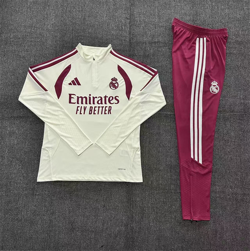 26/27 Real Madrid Beige Tracksuits