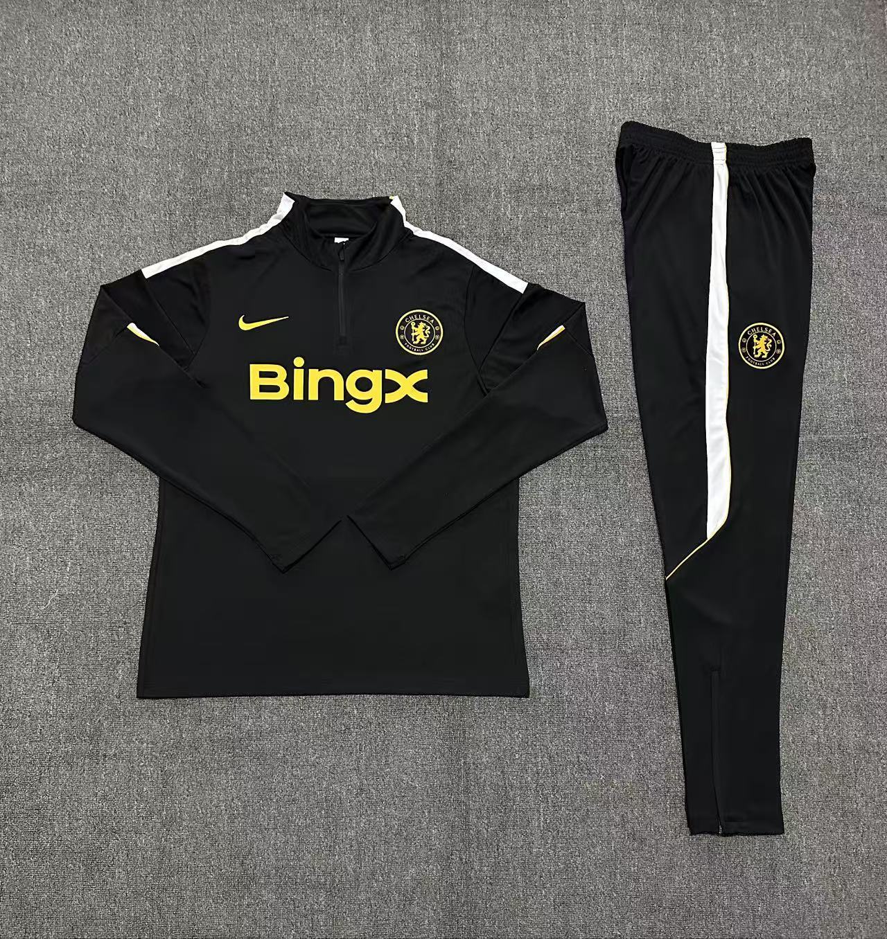 26/27 Chelsea Black Tracksuits