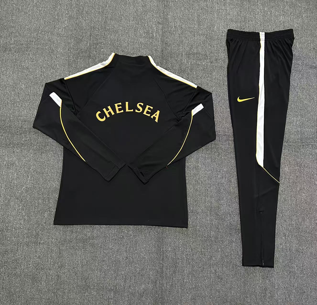 26/27 Chelsea Black Tracksuits