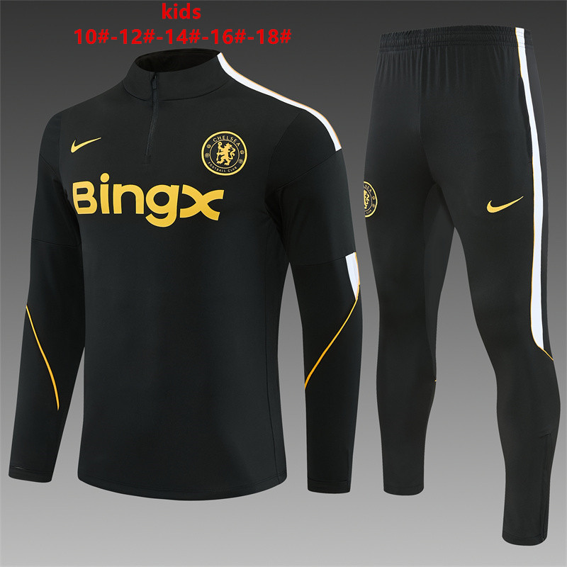 26/27 Chelsea Black Tracksuits