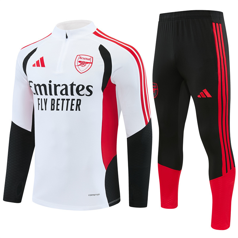 26/27 Arsenal White Tracksuits