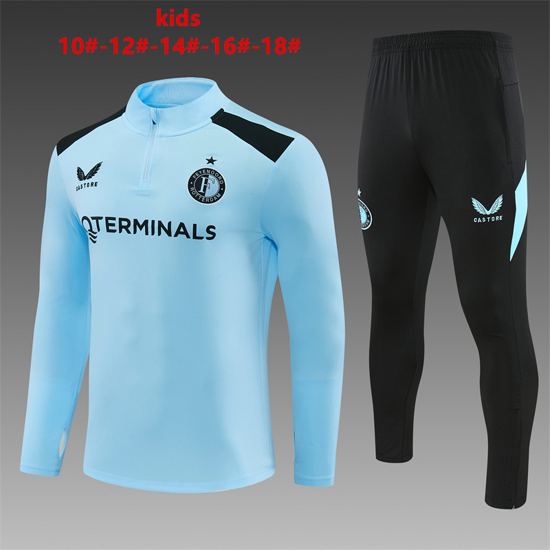 26/27 Feyenoord Light Blue Tracksuits