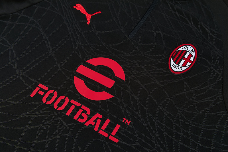 26/27 AC Milan Black Tracksuits
