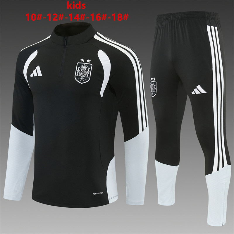 26/27 Spain Black Tracksuits