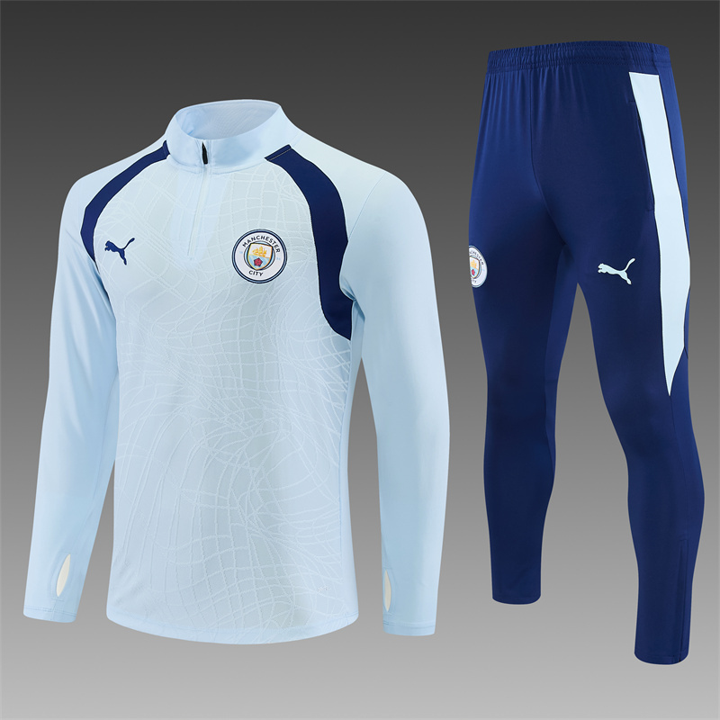 26/27 Manchester City light blue tracksuits