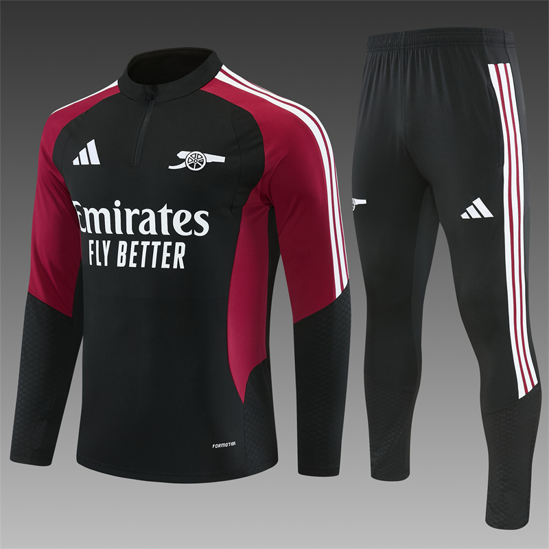 26/27 Arsenal Black and Maroon Tracksuits