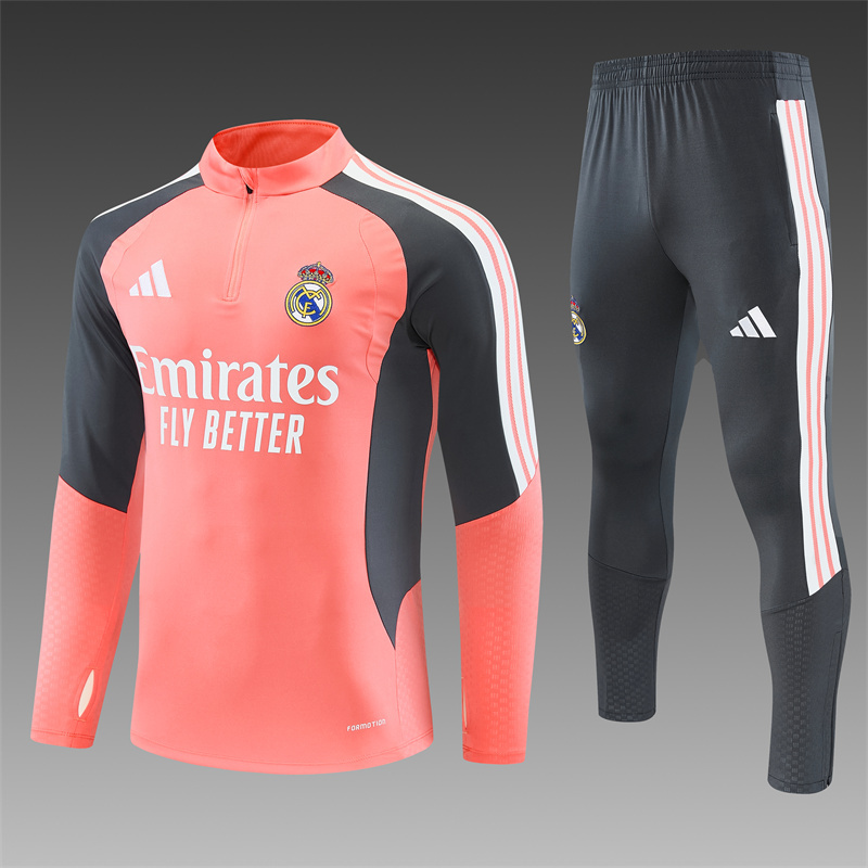26/27 Real Madrid Orange-Pink Tracksuits