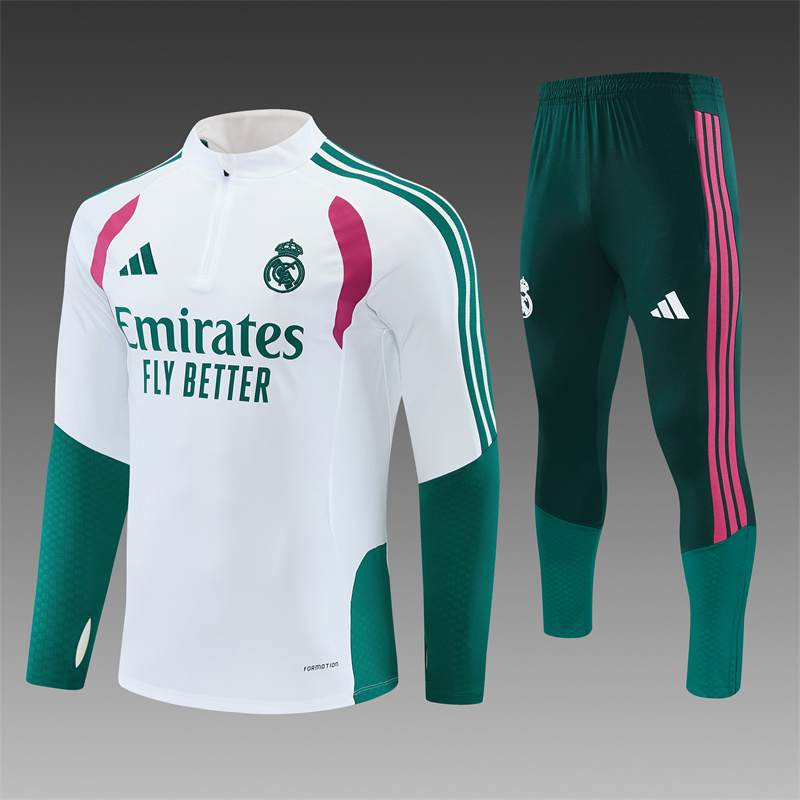 26/27 Real Madrid White Tracksuits