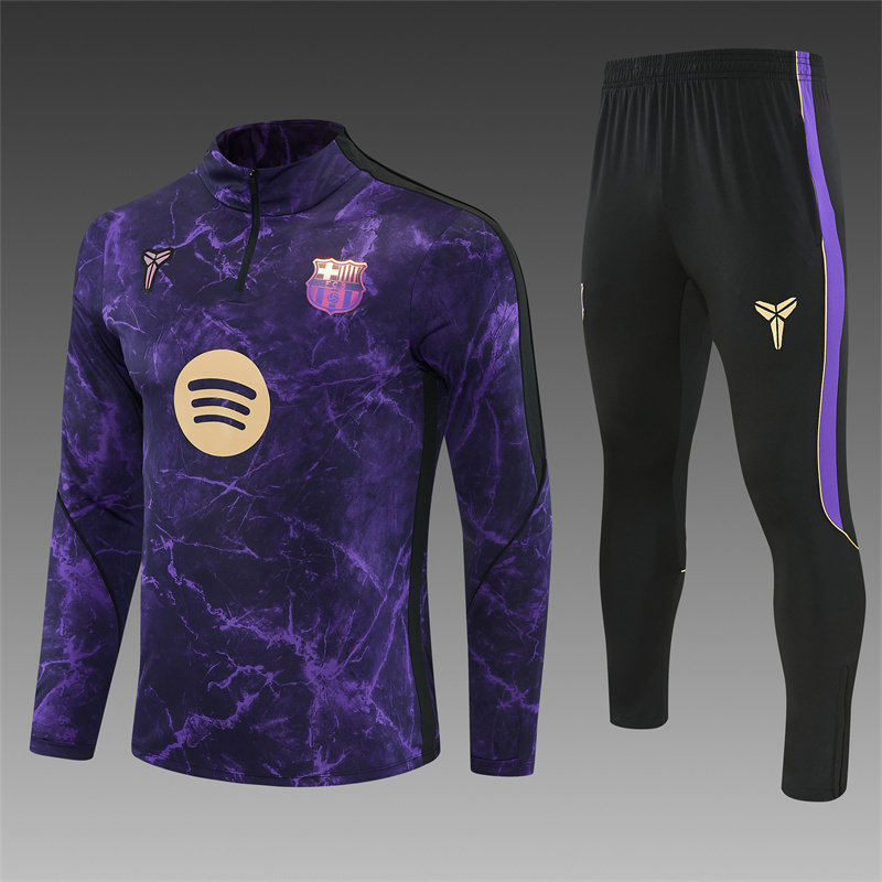 26/27 Barcelona Purple Camouflage Tracksuits