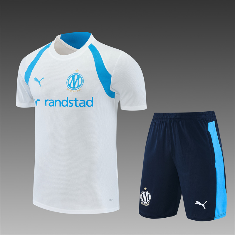 26/27 Marseille White Short Sleeve Tracksuits