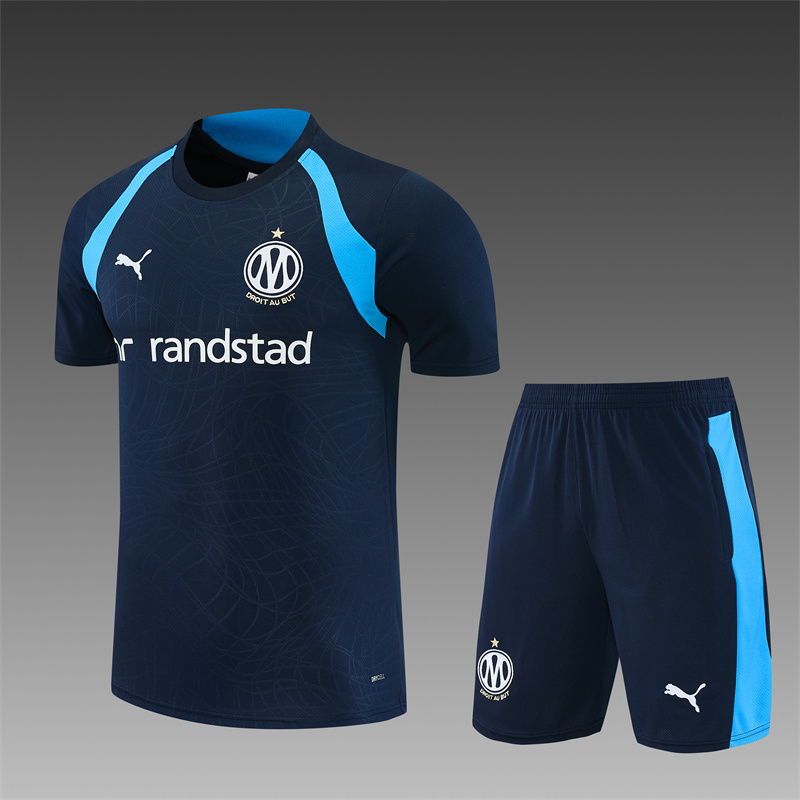 26/27 Marseille Royal Blue Short Sleeve Tracksuits