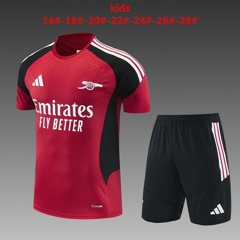 26/27 Arsenal maroon Short Sleeve Tracksuits