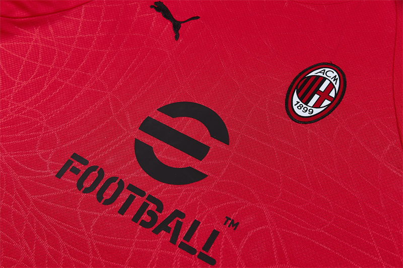 26/27 AC Milan Red Short Sleeve Tracksuits