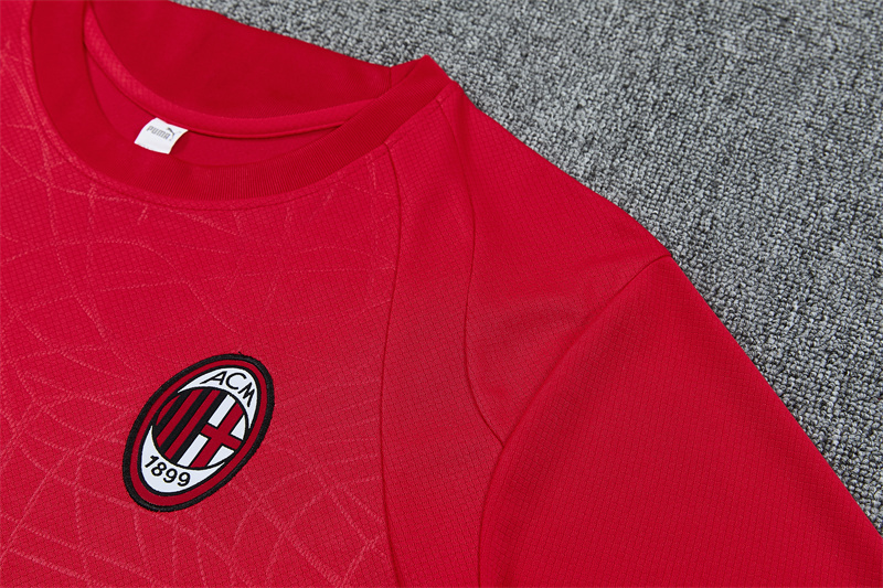 26/27 AC Milan Red Short Sleeve Tracksuits