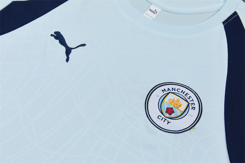 26/27 Manchester City Light Blue Short Sleeve Tracksuits