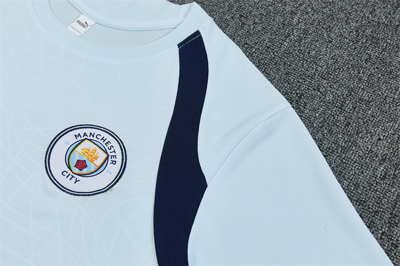 26/27 Manchester City Light Blue Short Sleeve Tracksuits