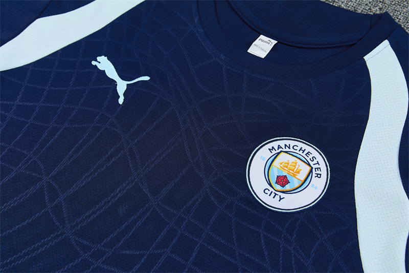 26/27 Manchester City - Royal Blue Short Sleeve Tracksuits