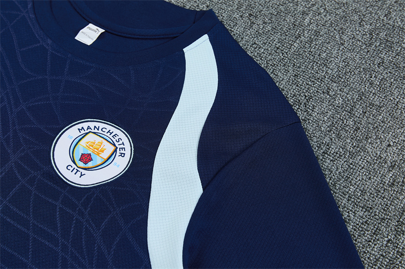 26/27 Manchester City - Royal Blue Short Sleeve Tracksuits