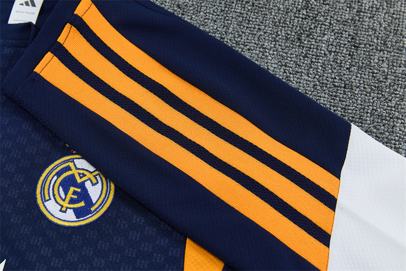 26/27 Real Madrid Royal Blue and Yellow Short Sleeve Tracksuits