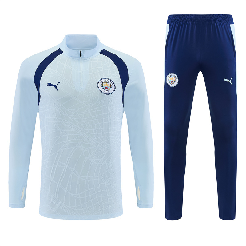 26/27 Manchester City light blue tracksuits
