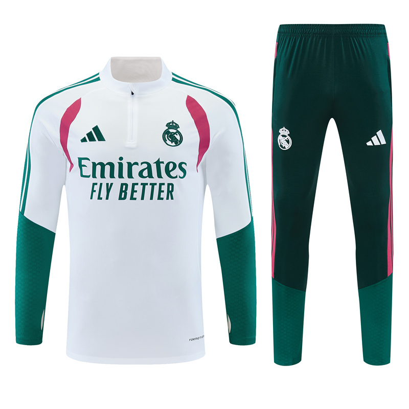 26/27 Real Madrid White Tracksuits