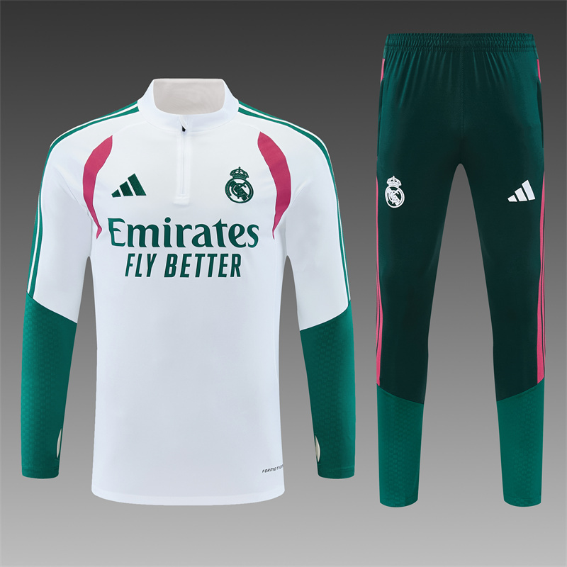 26/27 Real Madrid White Tracksuits