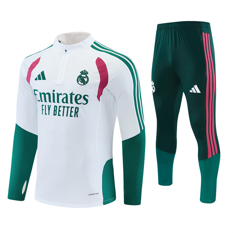 26/27 Real Madrid White Tracksuits