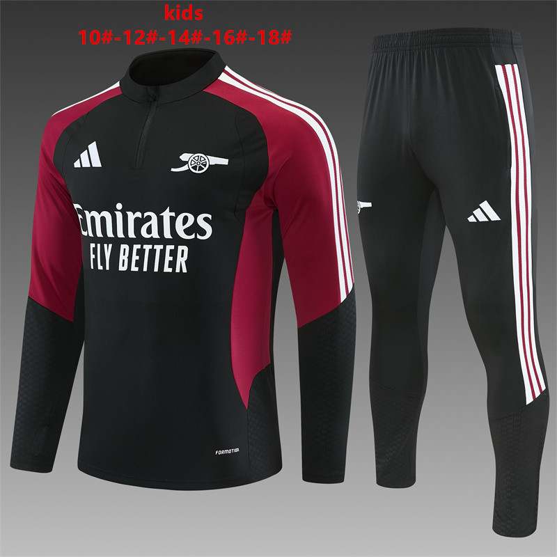 26/27 Arsenal Black and Maroon Tracksuits