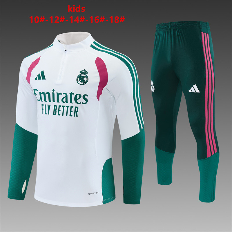 26/27 Real Madrid White Tracksuits