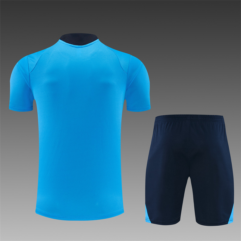 26/27 Marseille Light Blue Short Sleeve Tracksuits