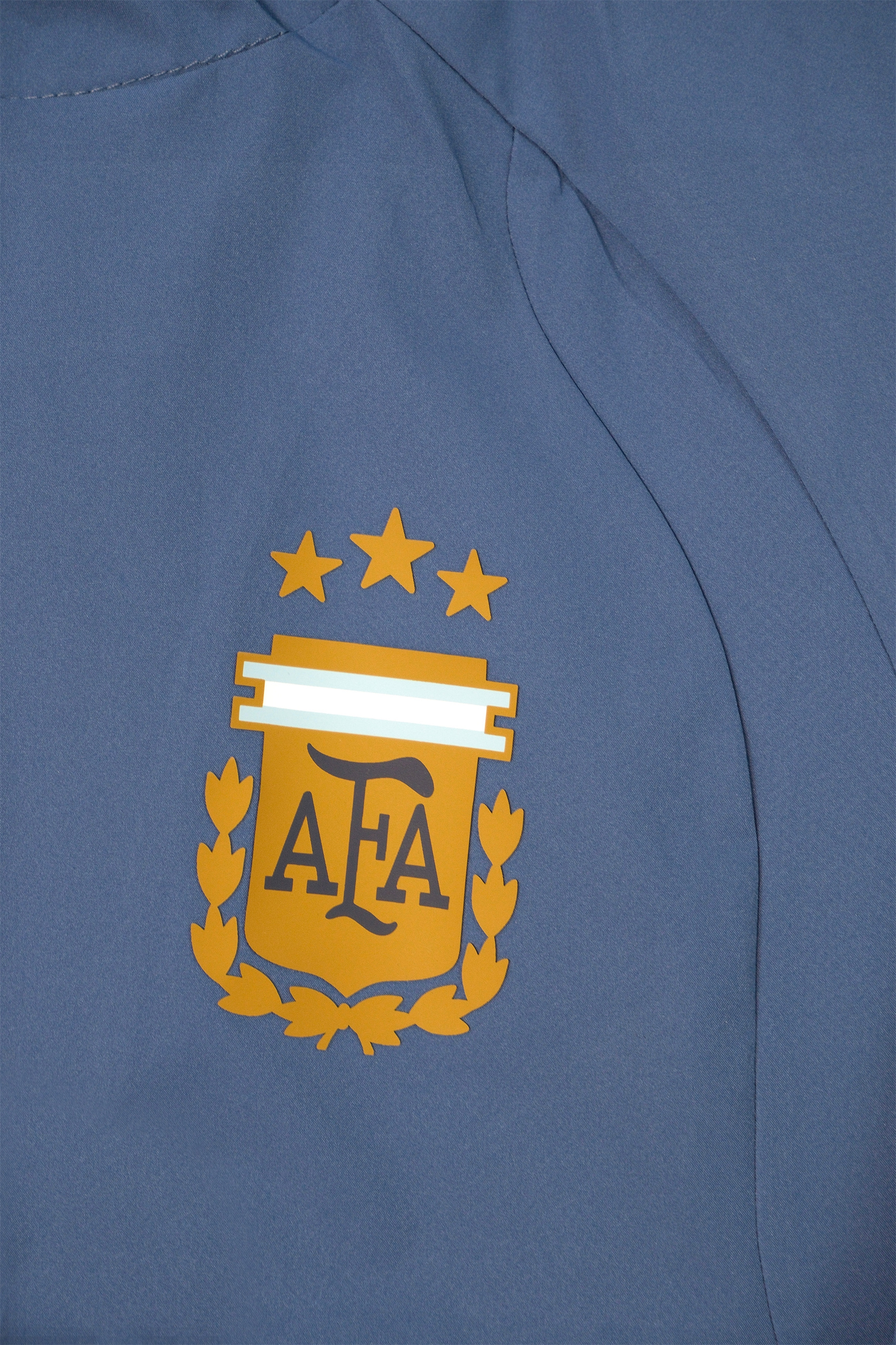 26/27 Argentina Blue-Grey Hooded Windbreaker