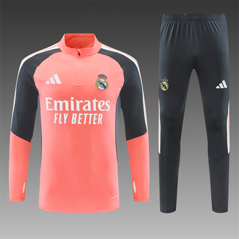 26/27 Real Madrid Orange-Pink Tracksuits