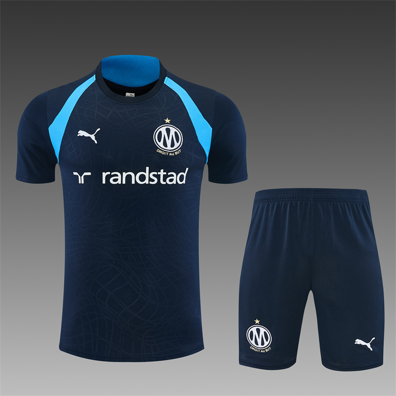 26/27 Marseille Royal Blue Short Sleeve Tracksuits