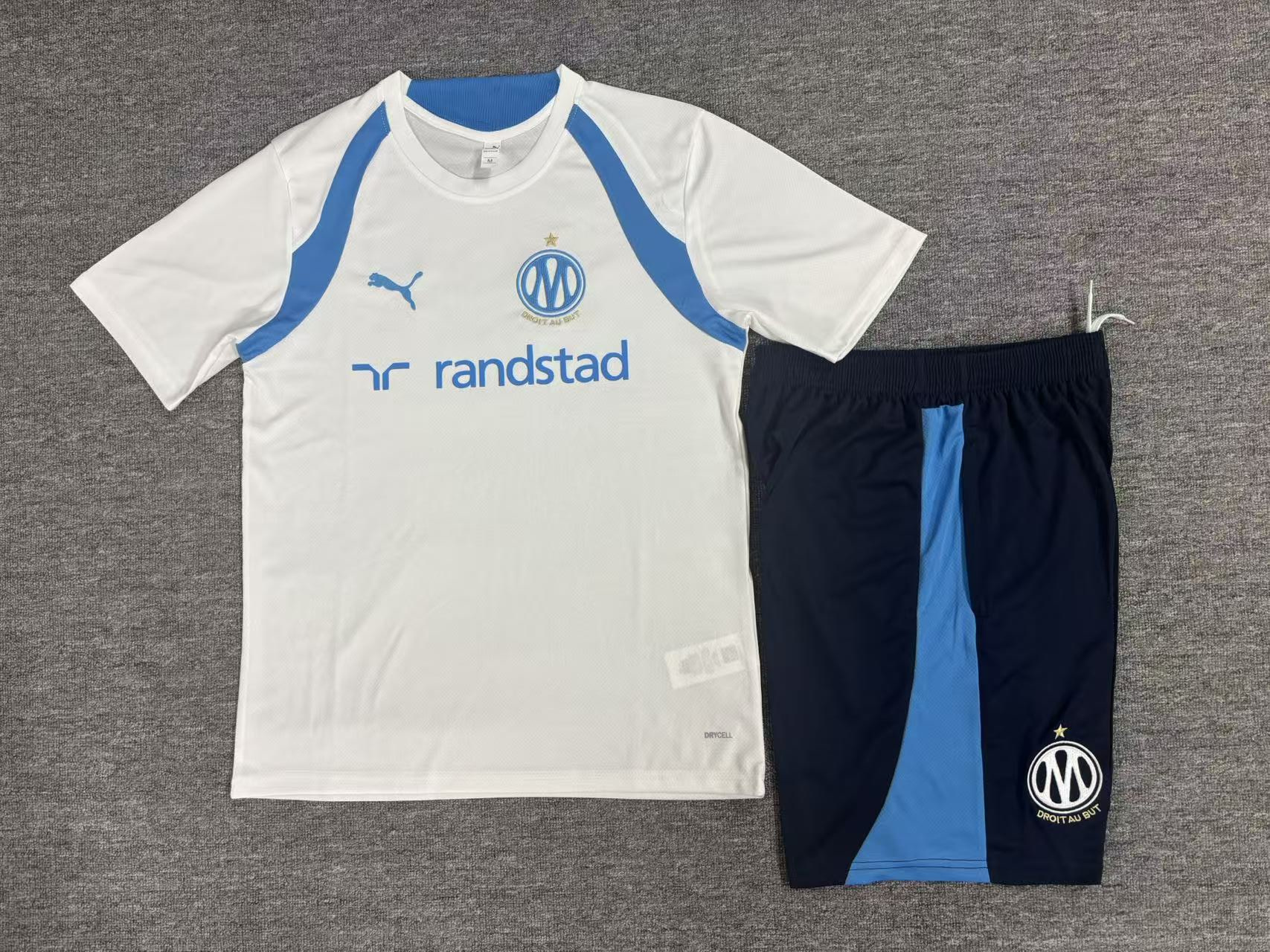26/27 Marseille White Short Sleeve Tracksuits