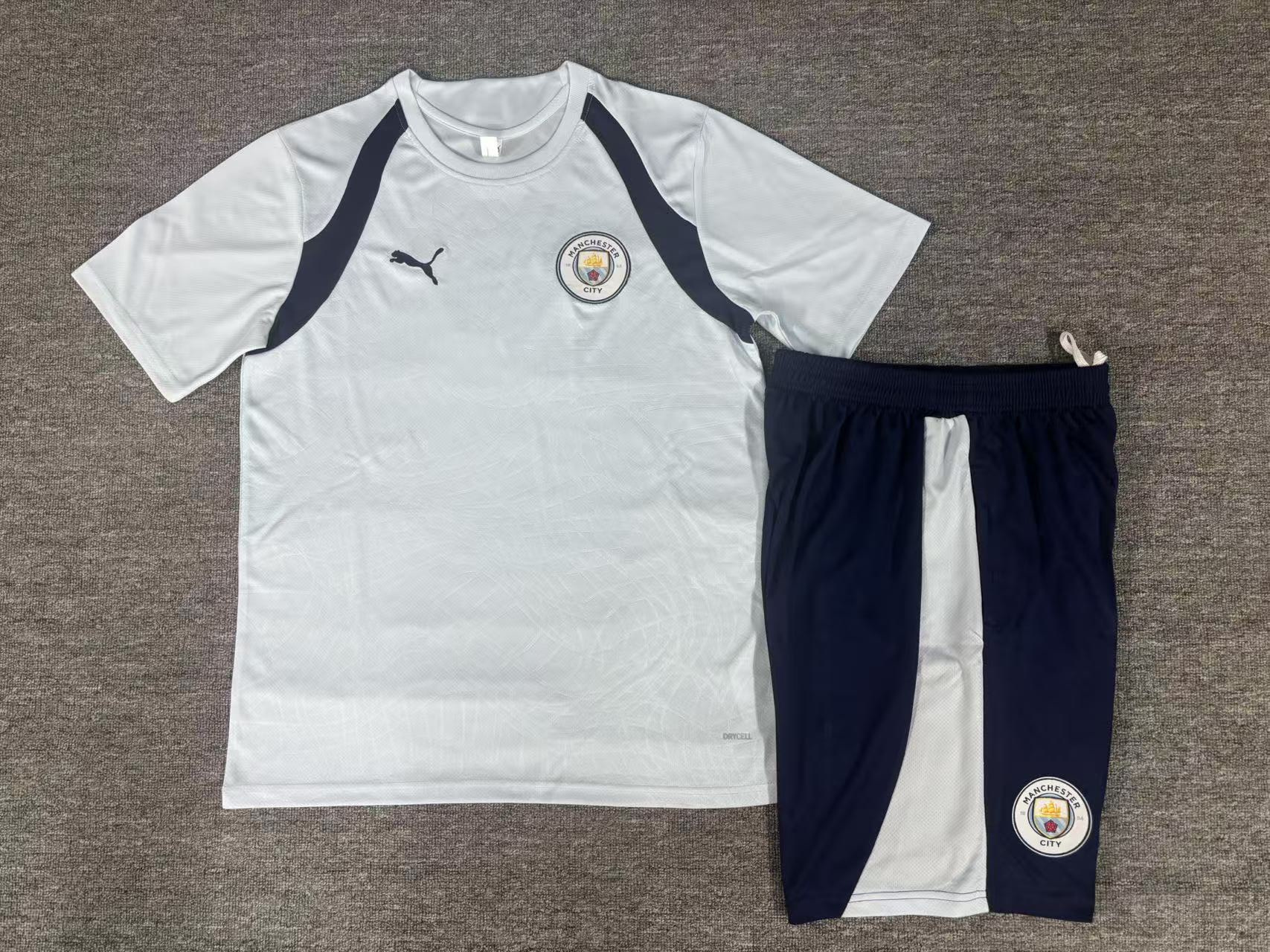 26/27 Manchester City Light Blue Short Sleeve Tracksuits