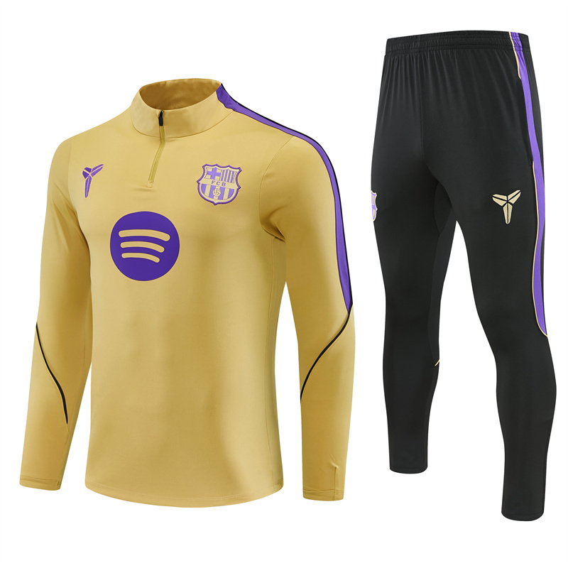 26/27 Barcelona Gold Tracksuits
