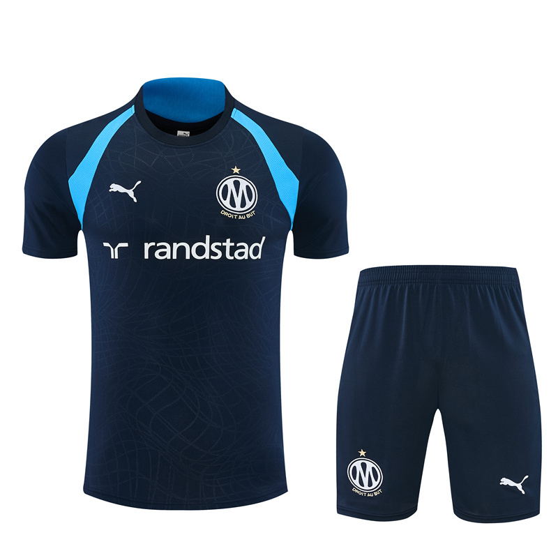 26/27 Marseille Royal Blue Short Sleeve Tracksuits