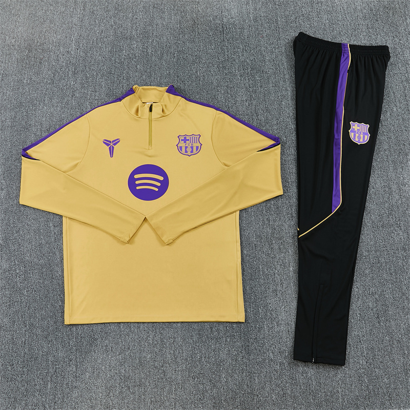 26/27 Barcelona Gold Tracksuits