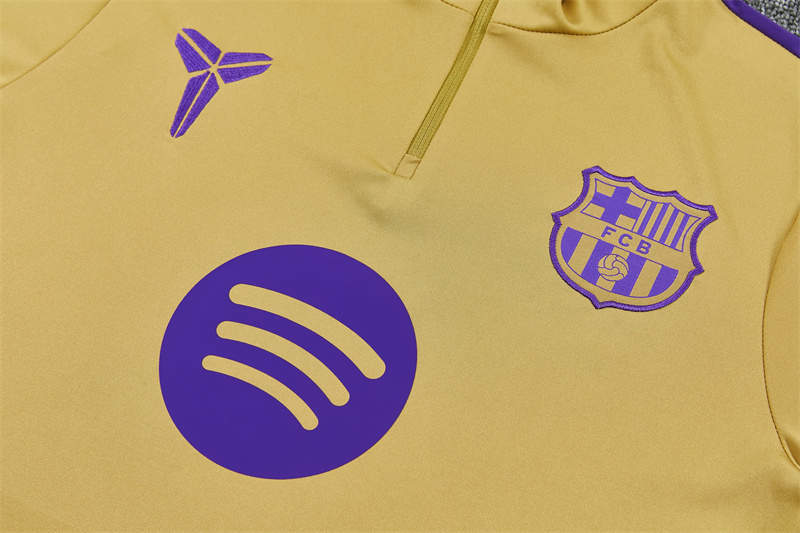 26/27 Barcelona Gold Tracksuits