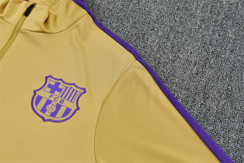 26/27 Barcelona Gold Tracksuits