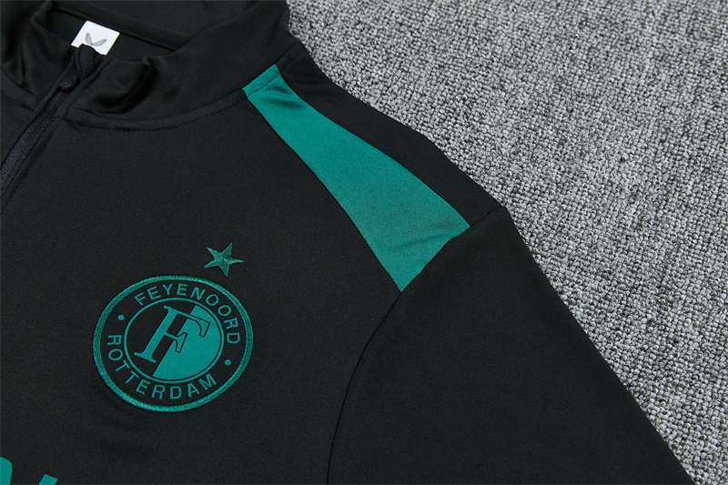 26/27 Feyenoord Black and Green Tracksuits