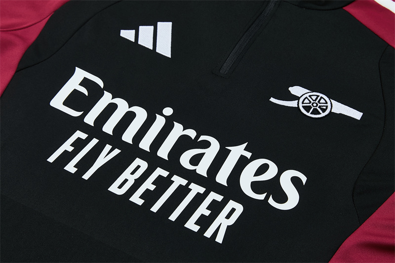 26/27 Arsenal Black and Maroon Tracksuits