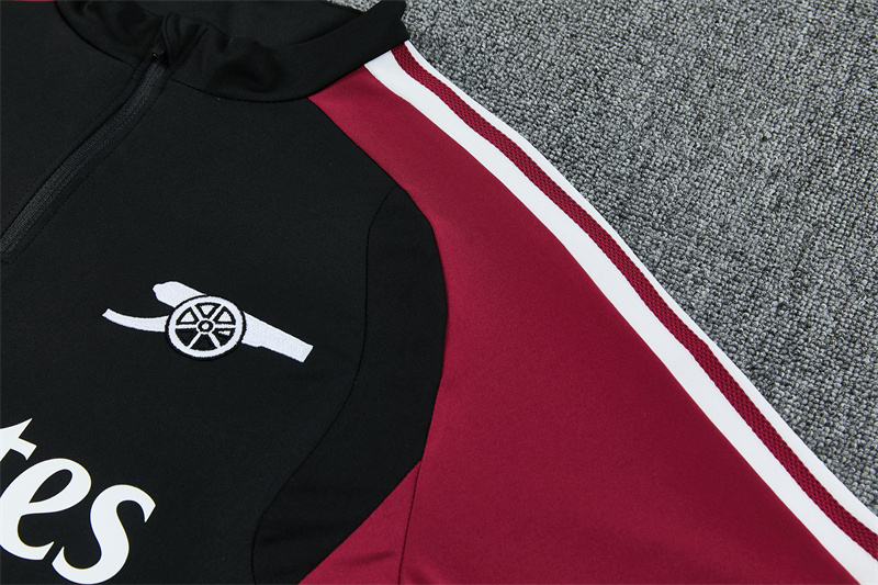 26/27 Arsenal Black and Maroon Tracksuits