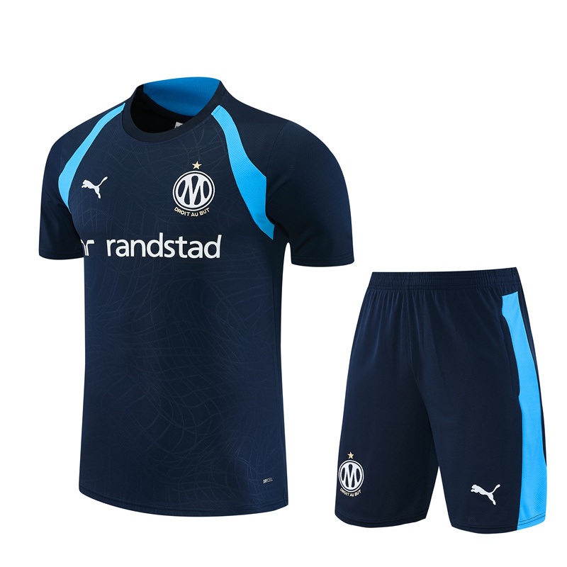 26/27 Marseille Royal Blue Short Sleeve Tracksuits