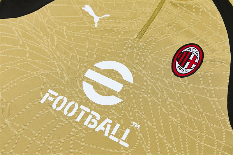 26/27 AC Milan Gold Tracksuits AC